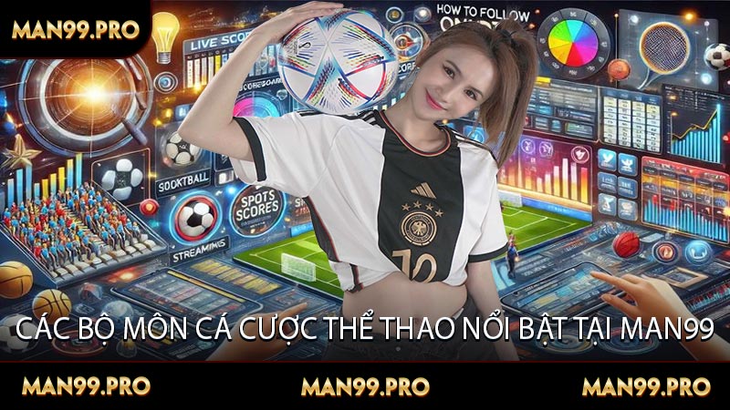 Các bộ môn cá cược thể thao nổi bật tại Man99